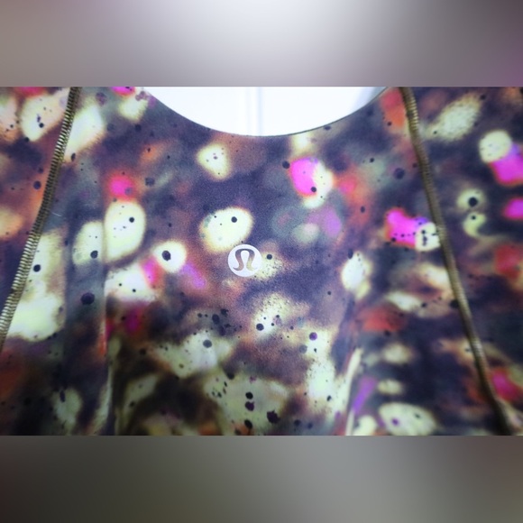 Lululemon Align Tank Top Soft Focus Splatter Green Multi Women’s Size 8 - Picture 6 of 9